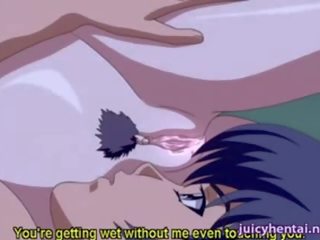 Anime seductress csinál leszopás és nyelés sperma