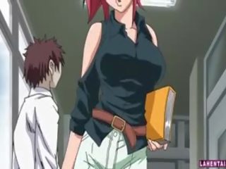 Hentai redhead gets fucked in kelas