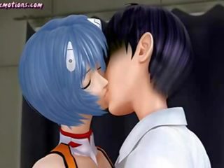 Cute animated girlfriend gets her pussy licked