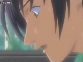 Anime sikli aýal gets phallus licked until cums