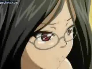 Manga -val szemüveg jelentkeznek szar