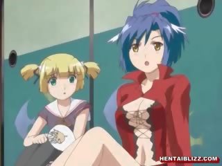 Ayu jepang hentai gets squeezed her bigboobs and poked