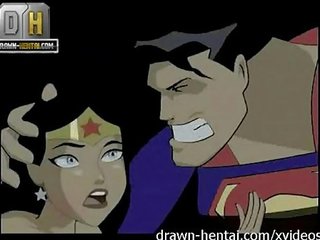 Justice league xxx klämma - superman för undrar kvinna