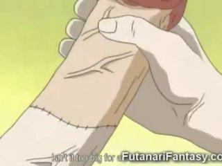 Hentai futanari 2 nohy člen