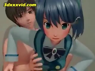 3d hentai young woman ngisep johnson gets jizzed on her susu