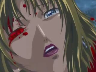 Elképesztő hentai rajzfilmek stunner dögös csaj baszás -val vér