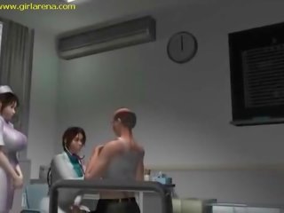 3d hentai medmāsa ar liels bumbulīši jāšanās