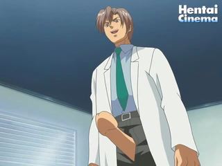 Manga profesor berie jeho obrovské dong von na jeho nohavice a dáva to na jeden na jeho neslušné patients