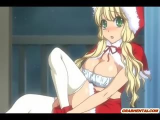 Povekas anime joulupukki kova tönäisi ja creampie