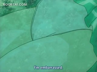 Sexually aroused anime naked dude fucking a enticing ghost outdoor