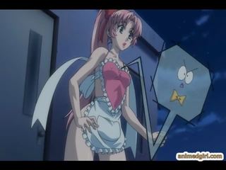 Transvestit anime bythë qirje në the më i lartë i roof