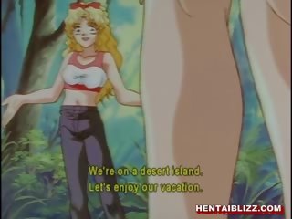 Blonde Hentai Hard Gangbang In The Cave