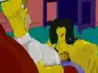 Simpsons bukkake gangbang