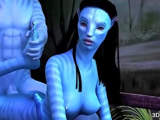 Avatar vauva anaali perseestä mukaan valtava sininen pistellä