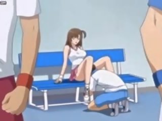 Hentai fågelunge åtnjuter anala kön filma vid gym