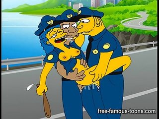 Simpsons ja futurama hentai orgioita