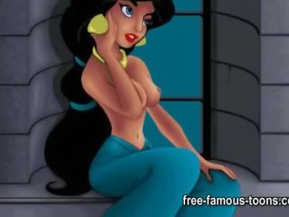 Aladdin a jasmín špinavý video parodie
