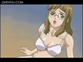 Hentai cookie In Glasses Cunt Banged Hardcore And Facialized
