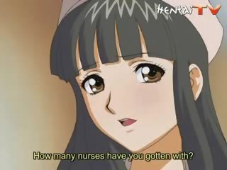 Hentai profesor es embistiendo uno de su enfermeras