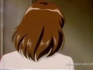 Jūtīgas anime siren fantasizing par xxx video uz duša