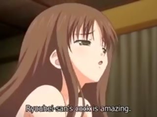 Gek romantiek anime vid met ongecensureerde anaal, groep scènes