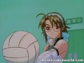 Groovy sex film Scene With Anime damsel In Glasses
