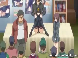 Anime gadis geng bang dalam awam