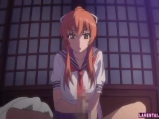 Ginger Hentai schoolgirl Gets Licked And Fucked